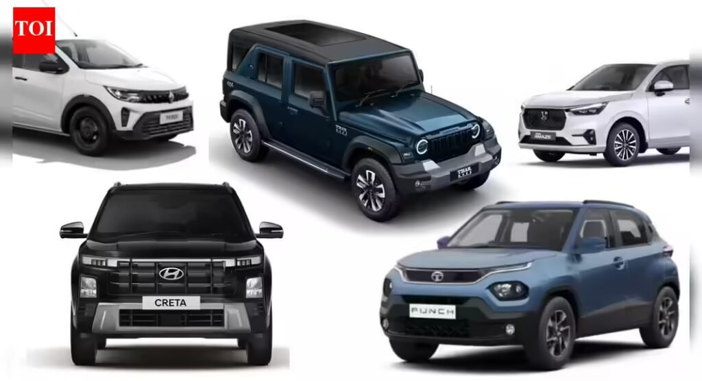 Car sales in India November 2025: Tata, Mahindra in top three