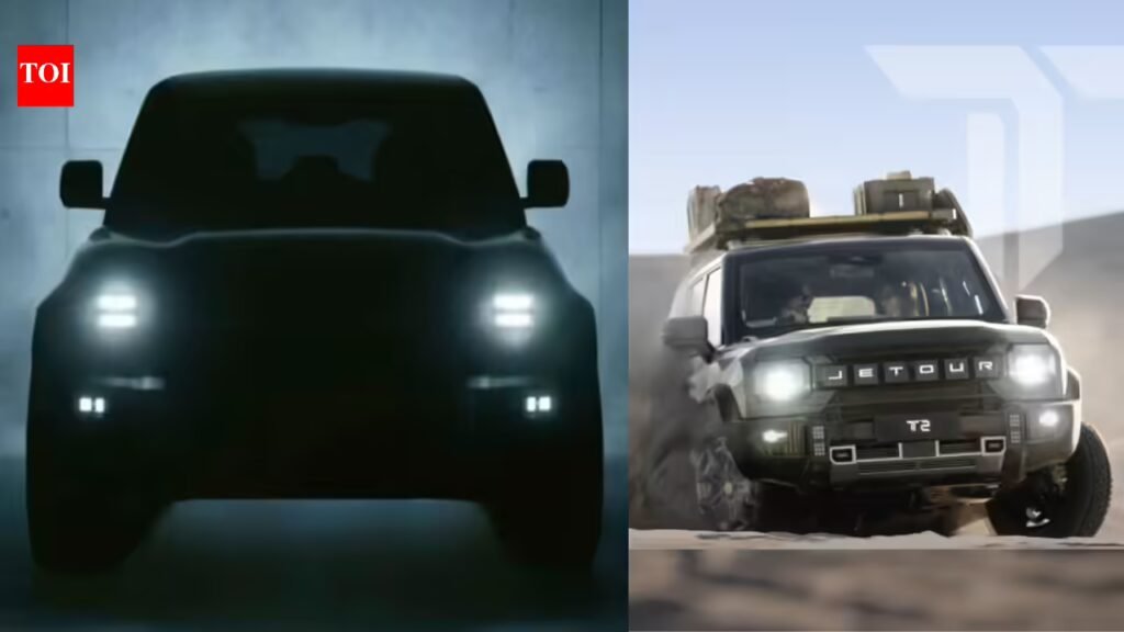 JSW Motors Jetour T2-based SUV teaser: All about the rugged, 4x4 SUV
