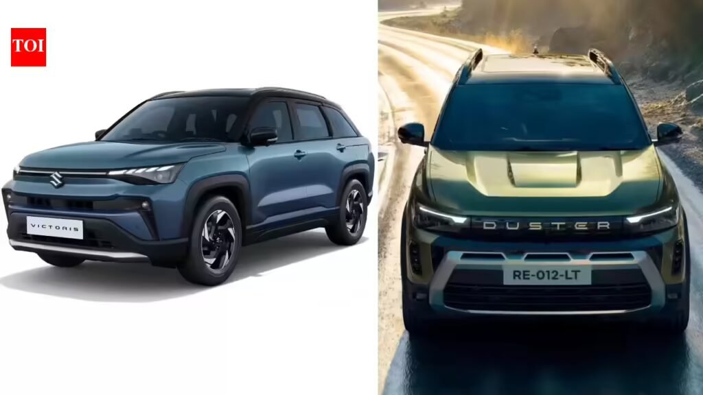 Maruti Victoris vs Renault Duster: Strong-hybrid engine specifications compared