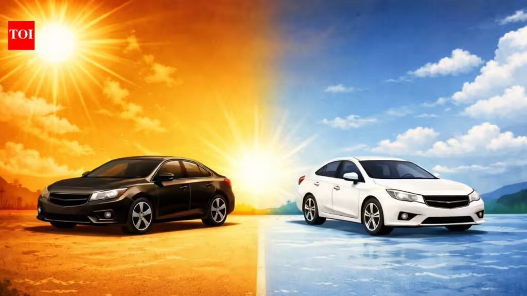 Black cars vs white cars: Are black cars hotter than white cars in summer? Explained.