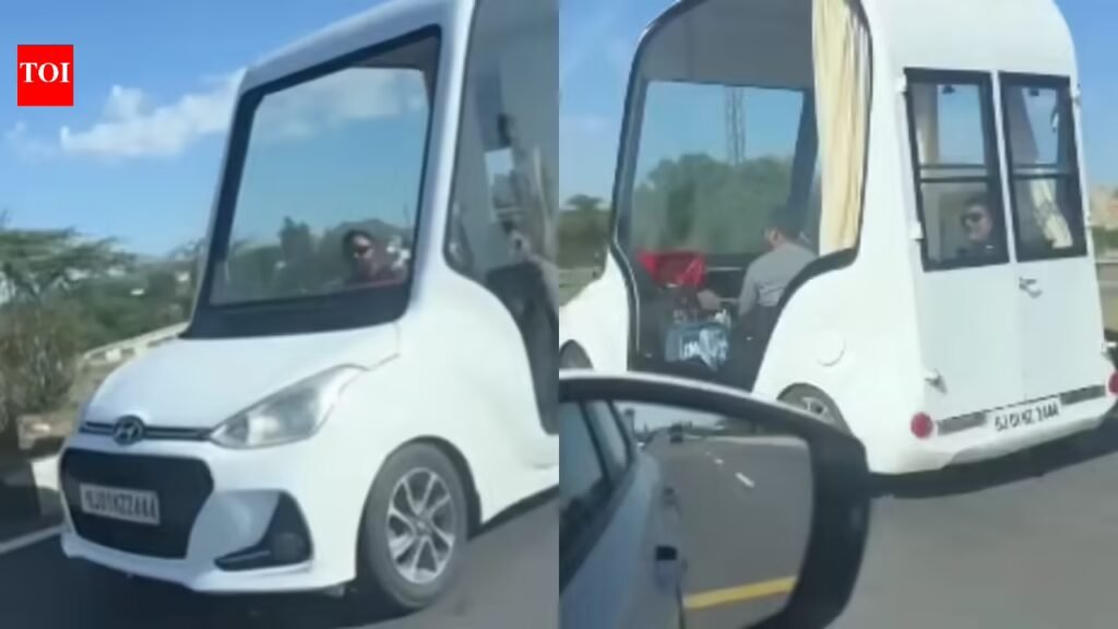 Hyundai Grand i10 turns into a moving 'flat'! watch viral video