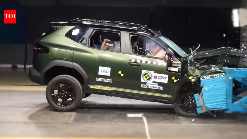Renault India Duster gets 5-star safety in BNCAP: details, points scored