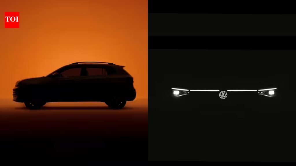 Volkswagen Taigun facelift teased with connected lights: Launch date, changes and more Volkswagen Taigun facelift teased with connected lights: Launch date, changes and more