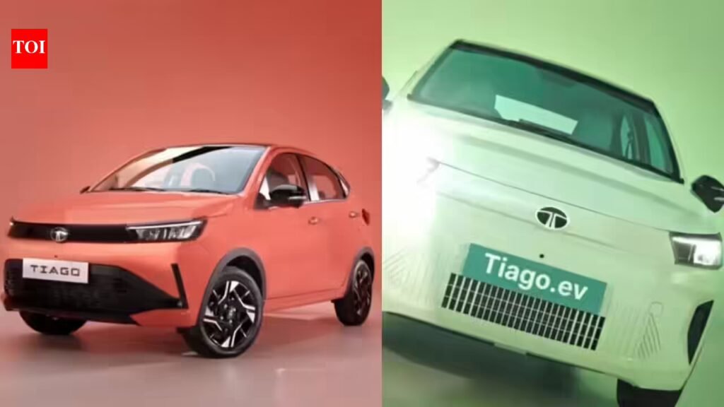 Tata Tiago Tiago EV; 2026 Tata Tiago Teaser, Launch Soon: New Design, EV Version Revealed | Tata Tiago Tiago EV; 2026 Tata Tiago Teaser, Launch Soon: New Design, EV Version Revealed |