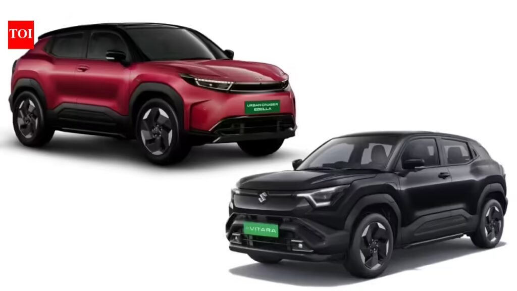 Toyota Urban Cruiser Abella | Maruti E Vitara :Toyota Urban Cruiser Abella vs Maruti E Vitara: Top-end variants compared