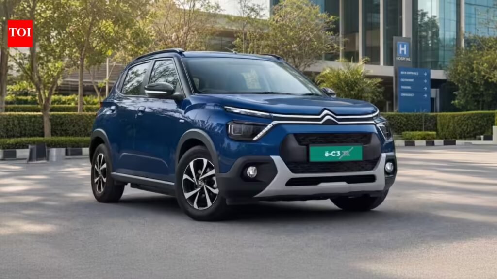 Citroen EV:Citroen e-C3X launched at Rs 10.25 lakh: Bass, features explained. Citroen EV:Citroen e-C3X launched at Rs 10.25 lakh: Bass, features explained.