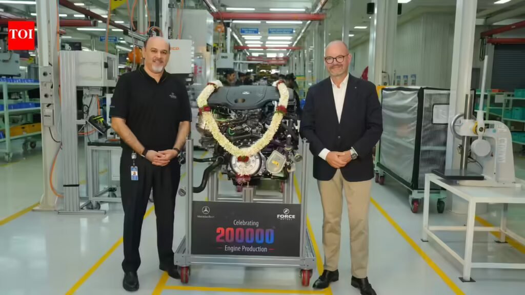 Force Mercedes, Engines: Force Motors builds 200,000th Mercedes-Benz engine in India: Details |