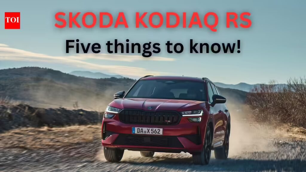 Kodiaq RS: Skoda Kodiaq RS launching soon: Five things you need to know |