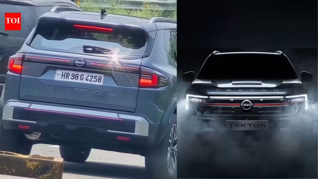 Nissan Tecton rear design revealed: changes compared to Duster