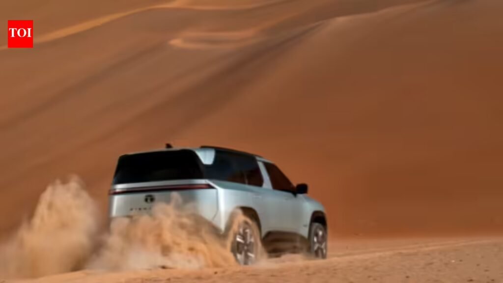 :Tata Sierra EV teased again: Attempt to achieve rare feat